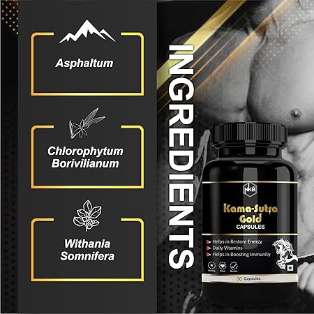 Kama Sutra Gold (30 Capsule + FREE Oil)