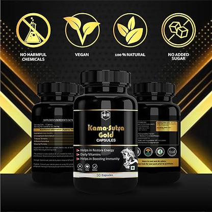 Kama Sutra Gold (30 Capsule + FREE Oil)